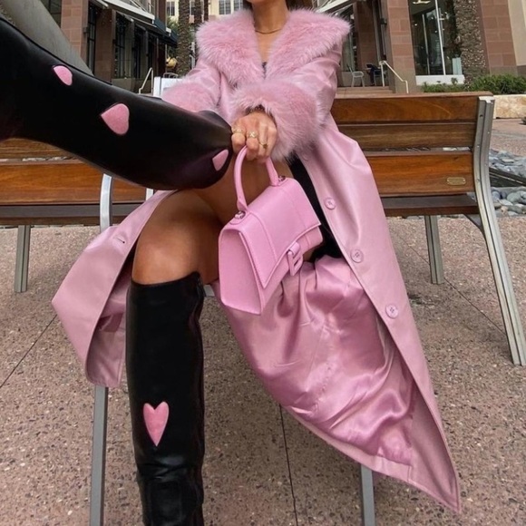 Princess Polly Jackets & Blazers - Princess Polly Penny Lane Pink Coat